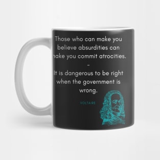 Voltaire Quote Mug